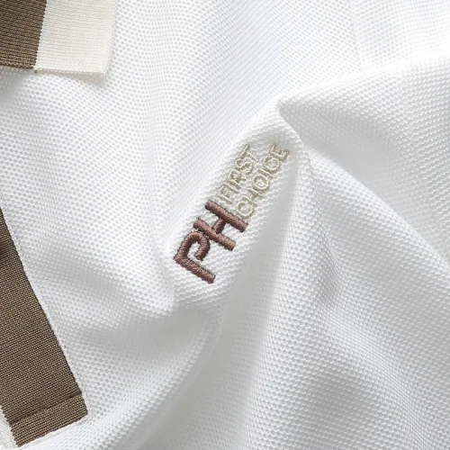Áo Thun Polo Nam Thêu Logo Chữ Ph First Choice Trước Ngực Và Phối Viền Màu