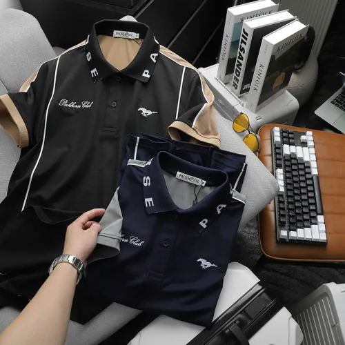 Áo Thun Polo Nam Thêu Logo Con Ngựa & Chữ Packhorse Club (Có Size 3XL)