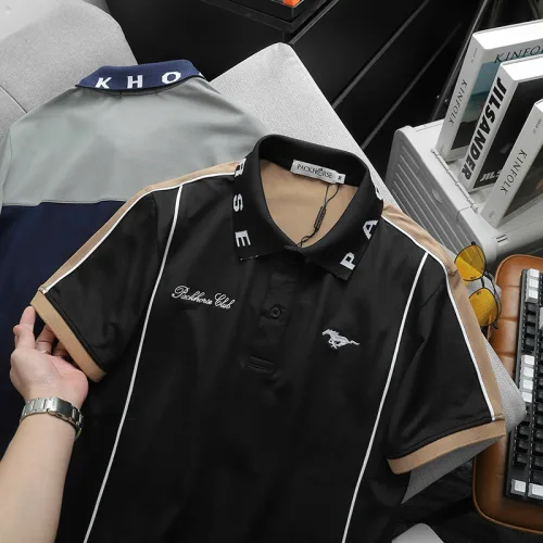 Áo Thun Polo Nam Thêu Logo Con Ngựa & Chữ Packhorse Club (Có Size 3XL)
