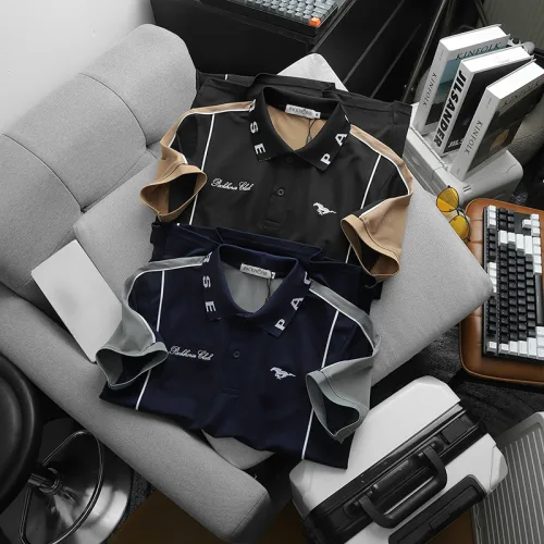Áo Thun Polo Nam Thêu Logo Con Ngựa & Chữ Packhorse Club (Có Size 3XL)