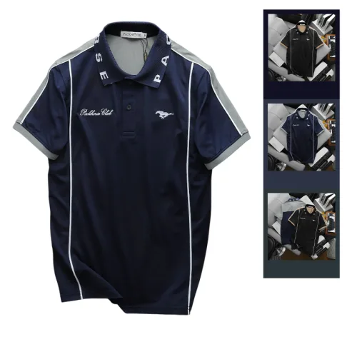 Áo Thun Polo Nam Thêu Logo Con Ngựa & Chữ Packhorse Club (Có Size 3XL)