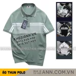 Áo Thun Polo Srn Giri Nam Phối Sọc Ngang Trước Ngực Và Tay Áo BigSize Từ 50-90kg