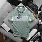 Áo Thun Polo Srn Giri Nam Phối Sọc Ngang Trước Ngực Và Tay Áo BigSize Từ 50-90kg
