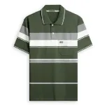 Áo Thun Sọc Có Cổ Nam Trung Niên Có Túi Thun Cotton Cao Cấp (Có size 3x)
