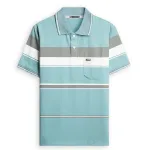 Áo Thun Sọc Có Cổ Nam Trung Niên Có Túi Thun Cotton Cao Cấp (Có size 3x)