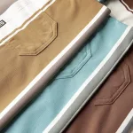 Áo Thun Sọc Có Cổ Nam Trung Niên Có Túi Thun Cotton Cao Cấp (Có size 3x)