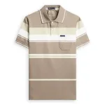 Áo Thun Sọc Có Cổ Nam Trung Niên Có Túi Thun Cotton Cao Cấp (Có size 3x)