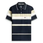 Áo Thun Sọc Có Cổ Nam Trung Niên Có Túi Thun Cotton Cao Cấp (Có size 3x)