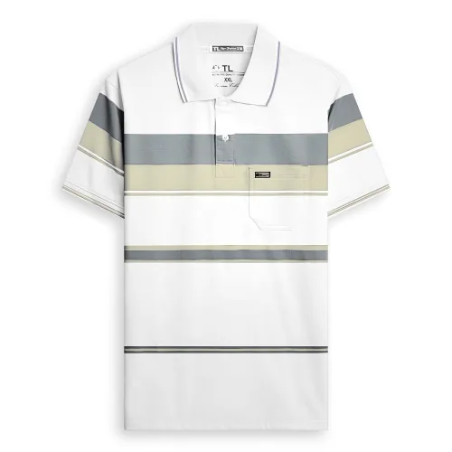 Áo Thun Sọc Có Cổ Nam Trung Niên Có Túi Thun Cotton Cao Cấp (Có size 3x)