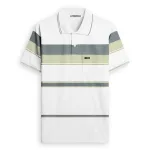 Áo Thun Sọc Có Cổ Nam Trung Niên Có Túi Thun Cotton Cao Cấp (Có size 3x)