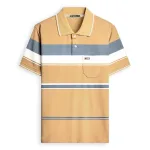 Áo Thun Sọc Có Cổ Nam Trung Niên Có Túi Thun Cotton Cao Cấp (Có size 3x)