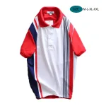 Áo Thun Polo Nam Tay Ngắn Kẻ Sọc Dọc