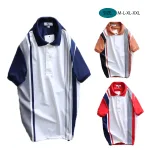 Áo Thun Polo Nam Tay Ngắn Kẻ Sọc Dọc