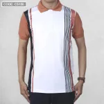 Áo Thun Polo Nam Tay Ngắn Kẻ Sọc Dọc