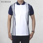 Áo Thun Polo Nam Tay Ngắn Kẻ Sọc Dọc