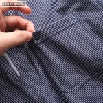 Áo Thun Polo Sọc Nam Cổ Bẻ Có Túi