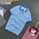 Áo Thun Polo Sọc Nam Cổ Bẻ Có Túi