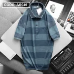 Áo Thun Polo Sọc Nam Tay Ngắn