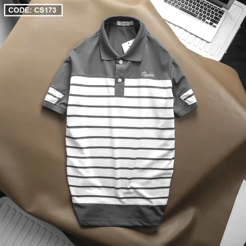 Áo Thun Sọc Nam Polo Thêu Chữ Rayman Cao Cấp (Có Size 3XL)