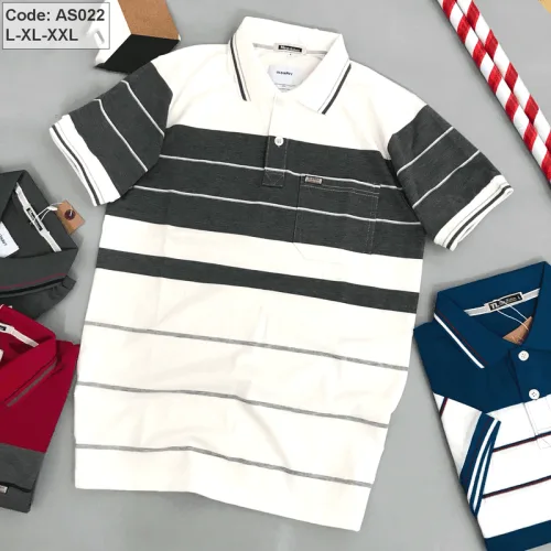 Áo Thun Sọc Polo Nam Có Túi Cao Cấp