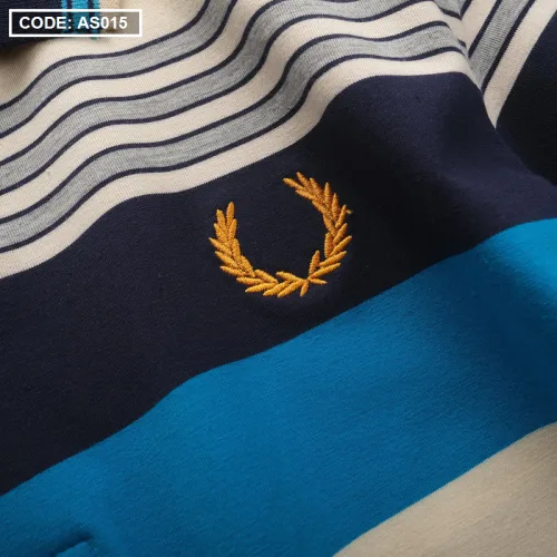 Áo Thun Sọc Polo Nam Cotton Logo Hoàng Gia