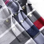 Áo Thun Sọc Nam Melan Cổ Bẻ Có Túi Thun Cotton
