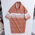 Áo Thun Sọc Nam Trung Niên Phối Sọc Nhuyễn Có Túi Thun Cotton (Có size 3x)