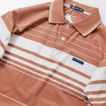 Áo Thun Sọc Nam Trung Niên Phối Sọc Nhuyễn Có Túi Thun Cotton (Có size 3x)
