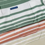 Áo Thun Sọc Nam Trung Niên Phối Sọc Nhuyễn Có Túi Thun Cotton (Có size 3x)