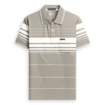 Áo Thun Sọc Nam Trung Niên Phối Sọc Nhuyễn Có Túi Thun Cotton (Có size 3x)