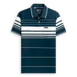 Áo Thun Sọc Nam Trung Niên Phối Sọc Nhuyễn Có Túi Thun Cotton (Có size 3x)
