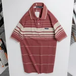 Áo Thun Sọc Nam Trung Niên Phối Sọc Nhuyễn Có Túi Thun Cotton (Có size 3x)