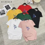 Áo thun thái nữ cổ tròn in chữ see you form suông mặc ôm