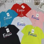 Áo thun thái nữ form suông rộng in chữ forever