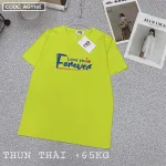 Áo thun thái nữ form suông rộng in chữ forever