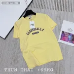 Áo thun thái nữ form rộng in chữ classically