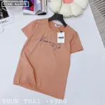 Áo thun thái nữ form rộng in chữ kiểu