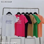Áo thun thái nữ form rộng in chữ kiểu thời trang