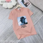 Áo thun thái nữ form suông vừa in hình 3D