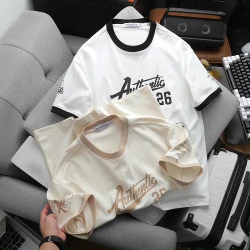 Áo Thun Unisex Cổ Tròn Form Rộng In Authenlic 26 - Áo Thun Nam Nữ Thể Thao (Size 50-95kg)