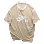 Áo Thun Unisex Cổ Tròn Form Rộng In Authenlic 26 - Áo Thun Nam Nữ Thể Thao (Size 50-95kg)