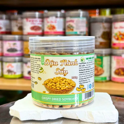 Đậu Nành Sấy Thơm Ngon Mini 200g - Hộp Pet