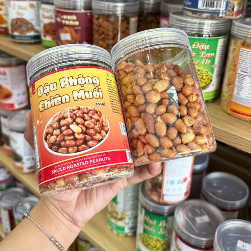 Đậu Phộng Chiên Muối Thơm Ngon 350g - Hộp Pet – một lựa chọn đáng tham khảo trong đậu phộng chiên muối