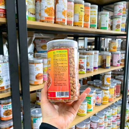 Đậu Phộng Rang Muối Thơm Ngon 500g - Hộp Pet