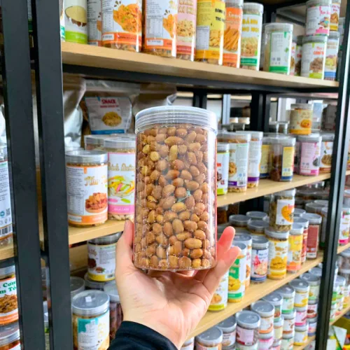 Đậu Phộng Rang Muối Thơm Ngon 500g - Hộp Pet