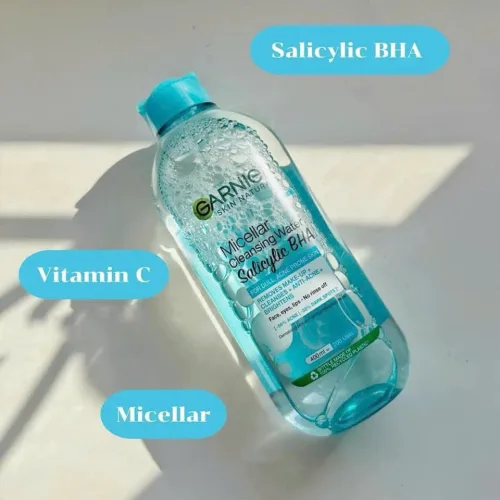 Nước tẩy trang Garnier nắp xanh Micellar BHA 50ml
