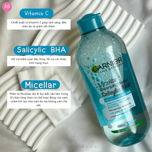 Nước tẩy trang Garnier nắp xanh 50ml có gì đáng chú ý