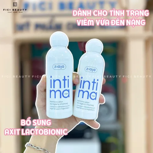 Dung Dịch Vệ Sinh Phụ Nữ Ziaja Intimate 200ml Xanh Dương Đậm