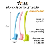 Combo 2 Bàn Chải Cọ Toilet 2 Đầu 40x5cm