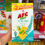 Bánh Afc Kinh Đô Vị Tảo Biển 215.6g (+ 2 Gói Afc Hạt & Thảo Mộc Vị Bắp Xào Bơ)